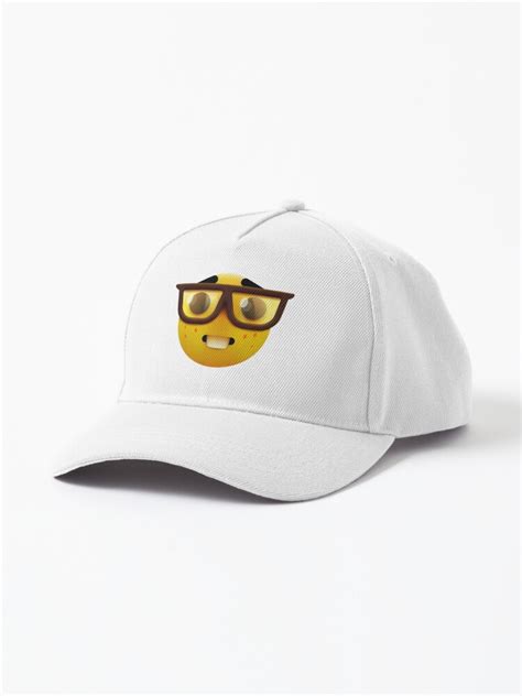 "GOOFY AHH, nerd emoji" Cap for Sale by Shrewd Mood | Redbubble