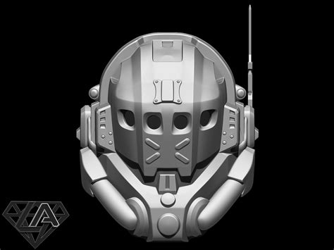 TitanFall 2 Pilot Sci Fi Helmet - 3D Model by LAfactorystore