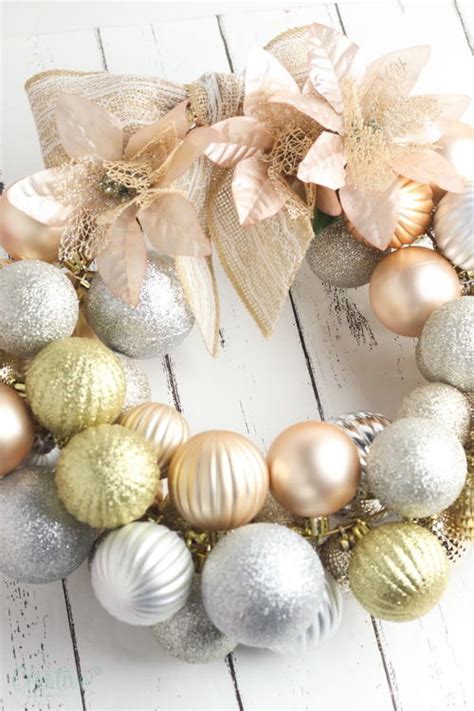 DIY Christmas Ball Wreath | AllFreeHolidayCrafts.com