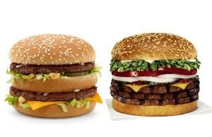 Caloric Comparison - Big Mac vs. Whopper