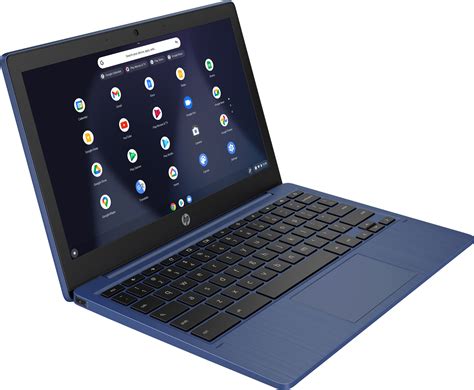 HP 11.6" Touch-screen Chromebook MediaTek MT8183 4GB Memory 32GB eMMC Indigo Blue 11a-na0060nr ...