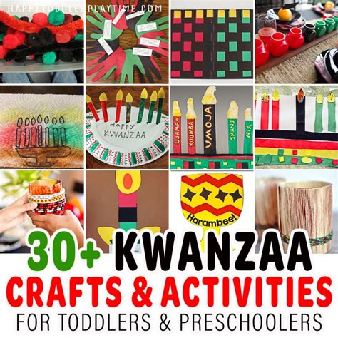 30+ Kwanzaa Crafts and Activities for Kids - HAPPY TODDLER PLAYTIME