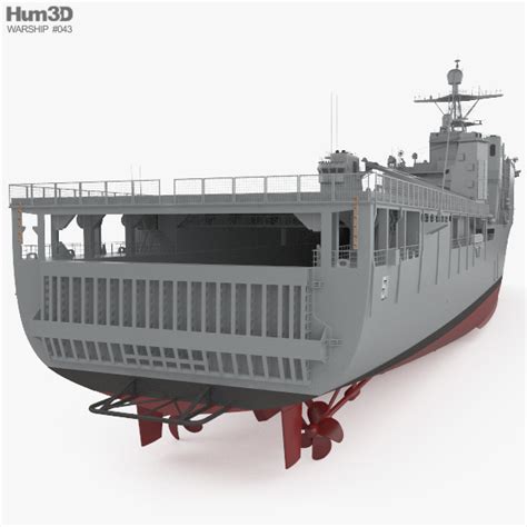 Harpers Ferry-class dock landing ship 3D model - Ship on Hum3D