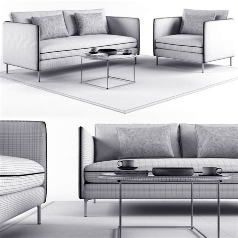 Sofa set 1 3D Model $15 - .max - Free3D