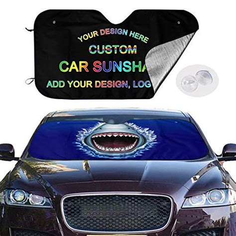 Snagshout | ABIsedrin Custom Sun Shade for Car Windshield Personalized, Car Sun Shade for ...