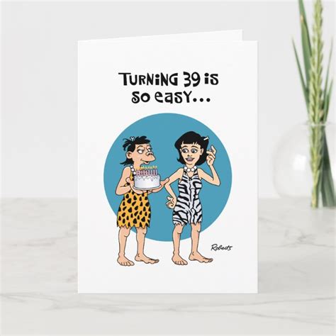 Funny 39th Birthday Card | Zazzle.ca