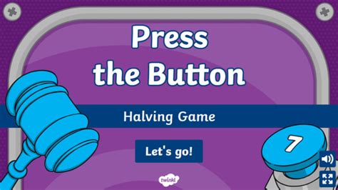 Times Table Press the Button Game