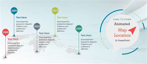 Learn To Create Animated Map Location in PowerPoint