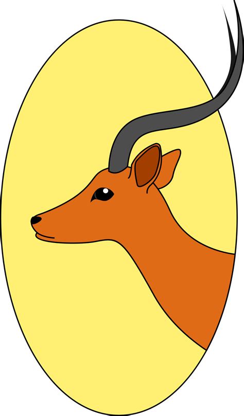 Beautiful antelope, illustration, vector on white background. 13781807 Vector Art at Vecteezy