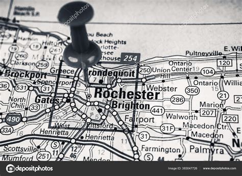 Rochester Usa Map Travel Background Stock Photo by ©aallm 383047726