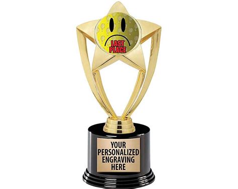 funny trophy for last place