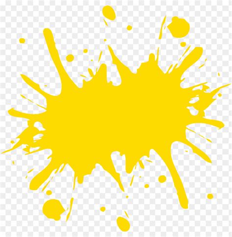 Free download | HD PNG yellow paint splash png PNG transparent with ...