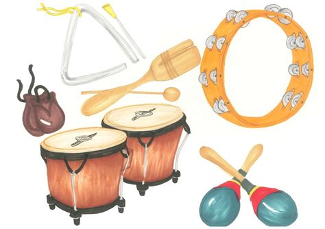 Percussion instruments clipart - Clipground