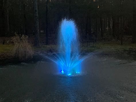 X-Large Pond Fountain with Lights Package, Durable LED Lights, 100 ...