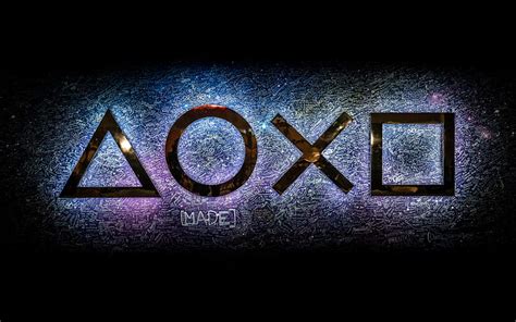 PlayStation logo, creative, HD wallpaper | Peakpx