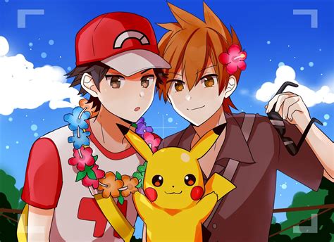 Red And Blue Pokemon Characters