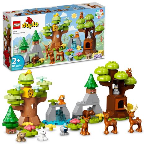 LEGO DUPLO Wild Animals Of Europe 10979 Building Toy Set For Toddlers, Preschool Boys And Girls ...