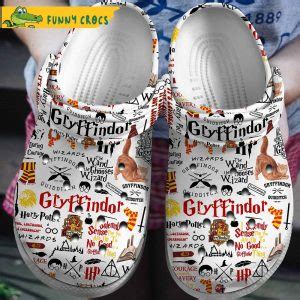 Funny Pattern Gryffindor Harry Potter Crocs - Discover Comfort And Style Clog Shoes With Funny Crocs