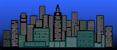 City at night clipart - Clipground