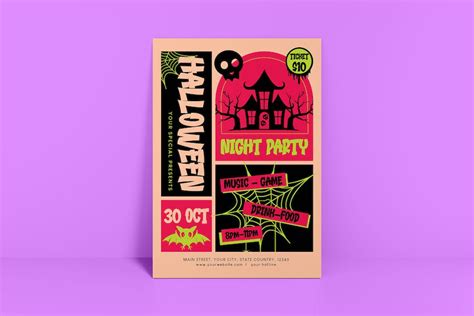 Halloween Party Flyer, Graphic Templates - Envato Elements