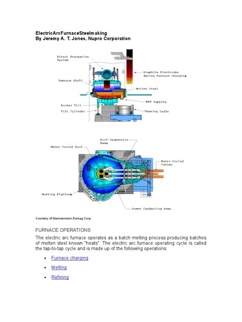 Electric Arc Furnace Steel Making | PDF | Blast Furnace | Iron Ore