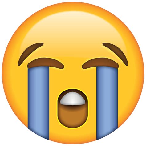 Crying PNG Emoji - Crying Emoji Icon – Free Download