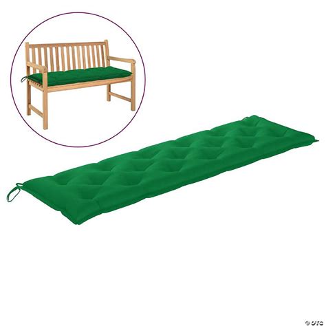 vidaXL Garden Bench Cushion Green 70.9x19.7"x2.8" Fabric" | Oriental Trading