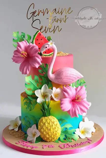 Flamingo Cake Tutorials - Birthday Cake Ideas for Little girls