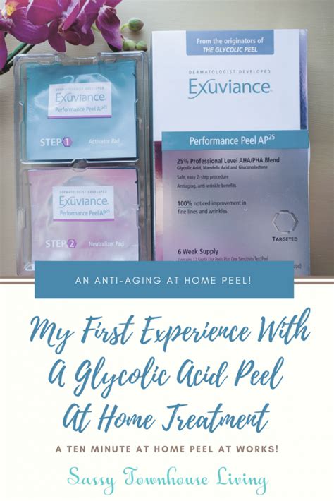 My First Experience With A Glycolic Acid Peel At Home Treatment