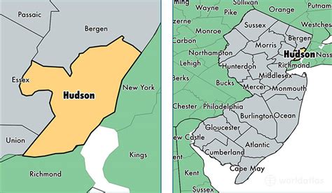 Map Of Hudson County Nj - Map Of The World