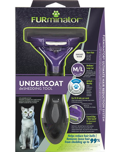 Pet Shop Direct - Furminator Undercoat DeShedding Tool Medium/ Large Cats Short Hair