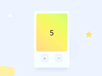 Counter App UI by ziontutorial on Dribbble