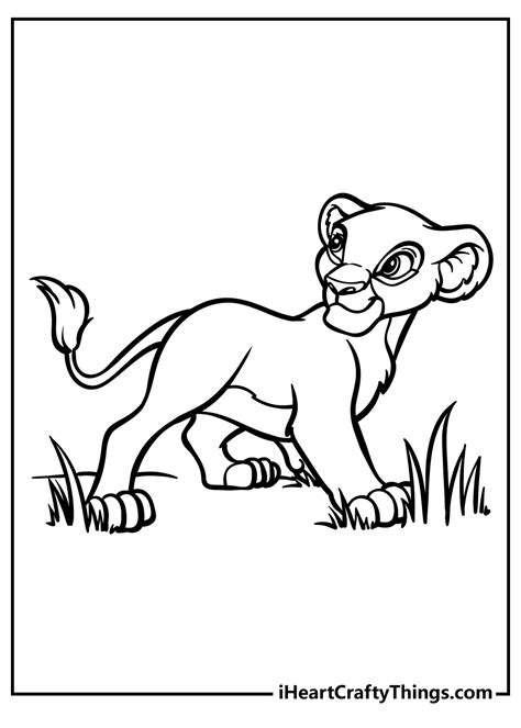 Lion King Coloring Page Simba With Mufasa Topcoloringpages Net | The ...