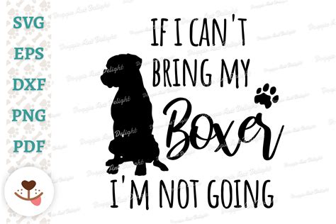 Funny Boxer Dog Lover Design Graphic by Doggie Art Delight · Creative ...