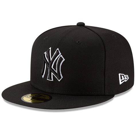 New York Yankees New Era B-Dub 59FIFTY Fitted Hat - Black