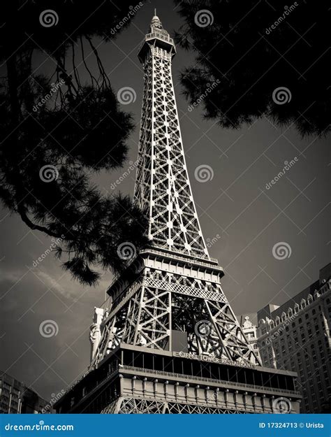 Eiffel Tower Replica at Paris Hotel and Casino Editorial Stock Photo ...