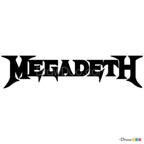 How to Draw Megadeth, Bands Logos