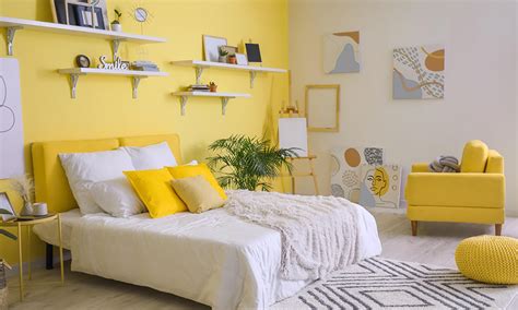 Yellow Bedroom Decor Ideas | www.cintronbeveragegroup.com