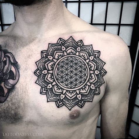 Sacred Geometry Mandala - Tattoo Abyss Montreal