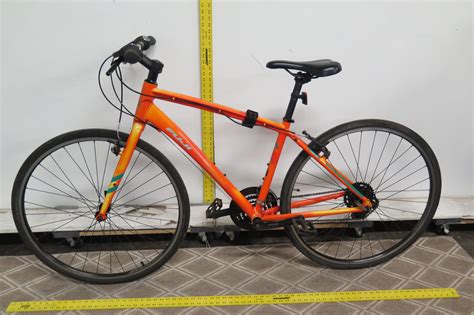 Fuji Bikes 17" Absolute two.3 Orange Hybrid Bike - Oahu Auctions