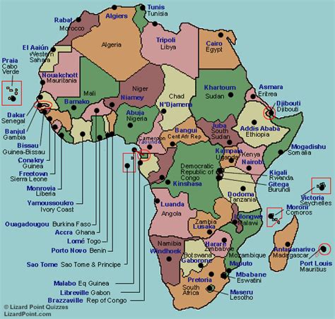 Map Of Africa: April 2017