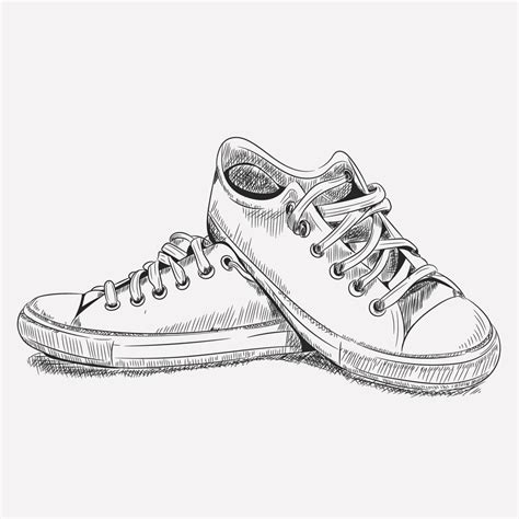 shoes sketch illustration 9743124 Vector Art at Vecteezy