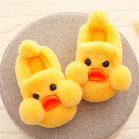 Slippers Children Infant Baby Boys Duck Slippers Cute Kids Unicorn Slippers Dog Rabbit Guest ...