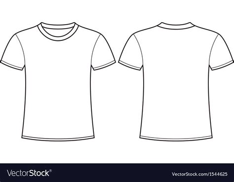 Blank t shirt template front and back 2021