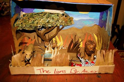 elephant diorama projects - Google Search | Diorama kids, Habitats projects, Kindergarten projects