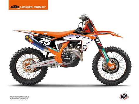 KTM 125 SX Dirt Bike Origin-K23 Graphic Kit Orange - Kutvek Kit Graphik