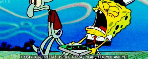 Pizza Spongebob GIF - Find & Share on GIPHY