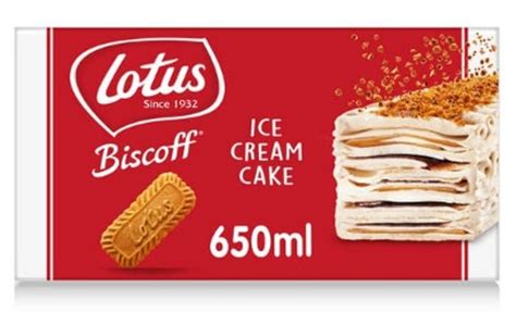 Lotus Biscoff Ice Cream Cake 650ml, £0.99 at Farmfoods