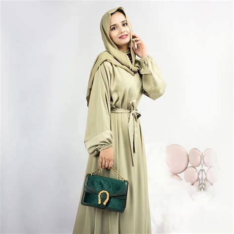 Loriya 2023 Islamic Clothing New Ladies Abaya Designs Turkey Muslim Closed Satin Abaya Modest ...