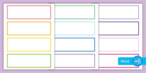 FREE Editable Labels Blank Classroom Labels (Teacher-Made) | lupon.gov.ph